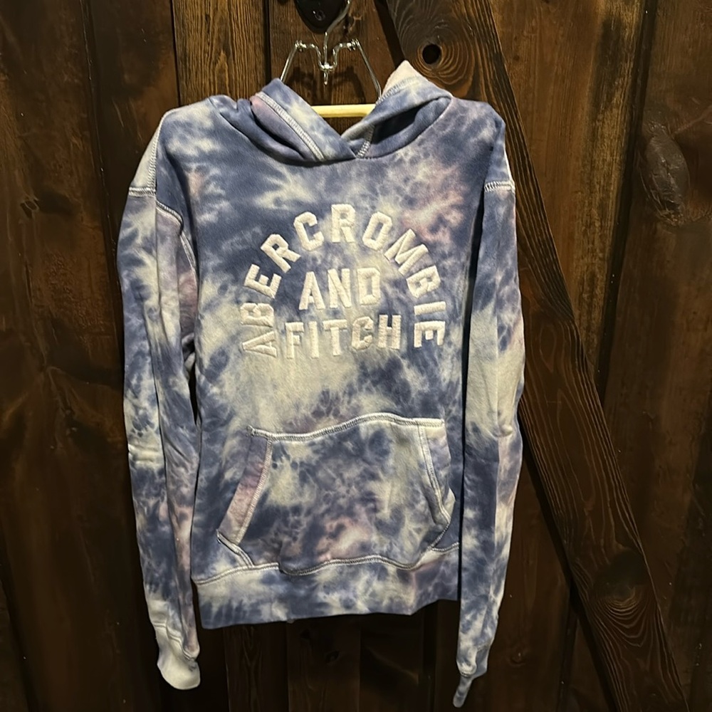 Tie Dye Abercrombie & Fitch Hooded Sweatshirt, Size 11/12